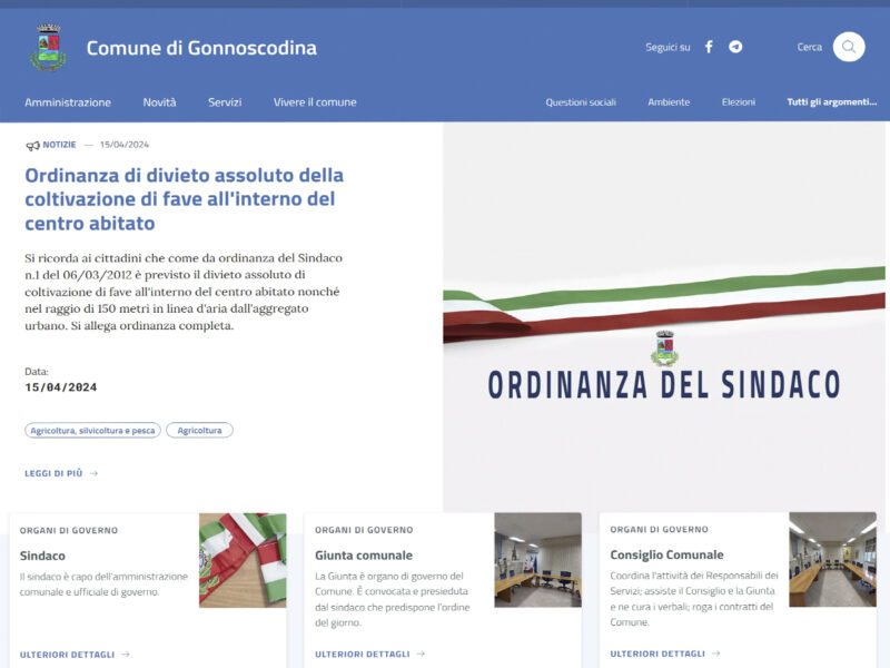 Comune di Gonnoscodina